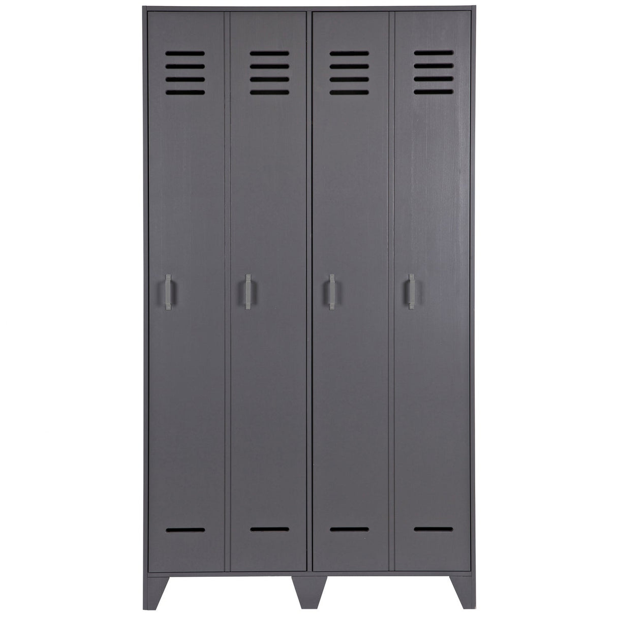 Stijn Hoog 2 Drs Lockerkast Steel Grey [Fsc] van WOOOD – Luxe comfort op maat van PureWonen. Vraag naar de beste prijs.