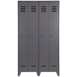 Stijn Hoog 2 Drs Lockerkast Steel Grey [Fsc] van WOOOD – Luxe comfort op maat van PureWonen. Vraag naar de beste prijs.
