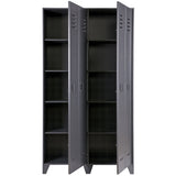 Stijn Hoog 2 Drs Lockerkast Steel Grey [Fsc] van WOOOD – Luxe comfort op maat van PureWonen. Vraag naar de beste prijs.