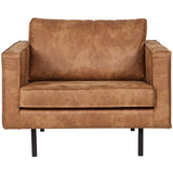 Rodeo Fauteuil Ecoleer Cognac