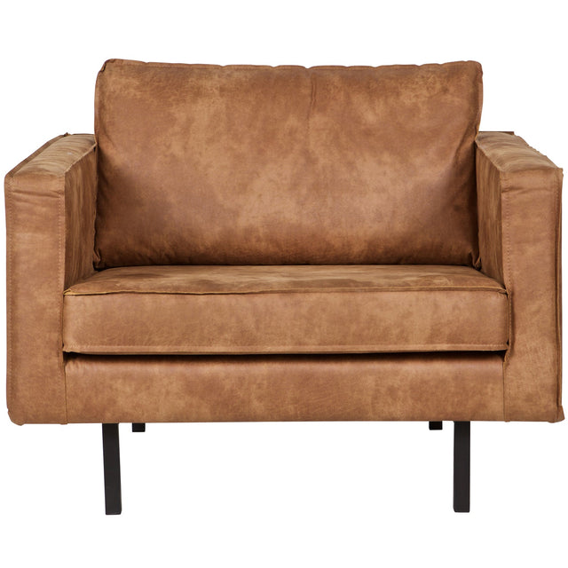 Rodeo Fauteuil Ecoleer Cognac