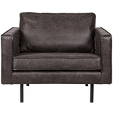 Rodeo Fauteuil Ecoleer Zwart