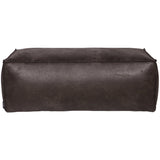 Rodeo Poef 43x120x60 Ecoleer Zwart