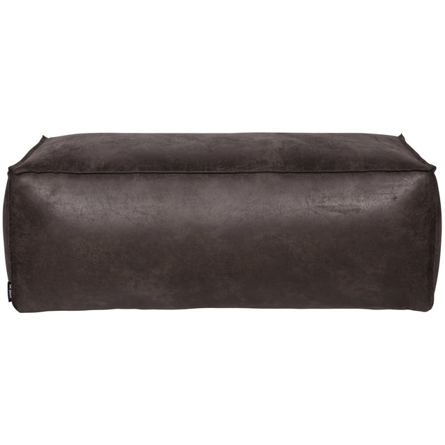 Rodeo Poef 43x120x60 Ecoleer Zwart