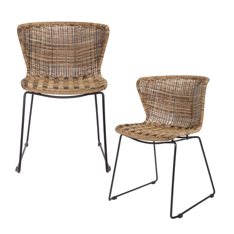 Set V 2 Wings Tuinstoel Naturel van WOOOD – Luxe comfort op maat van PureWonen. Vraag naar de beste prijs.