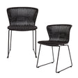 Set V 2 Wings Tuinstoel Zwart van WOOOD – Luxe comfort op maat van PureWonen. Vraag naar de beste prijs.