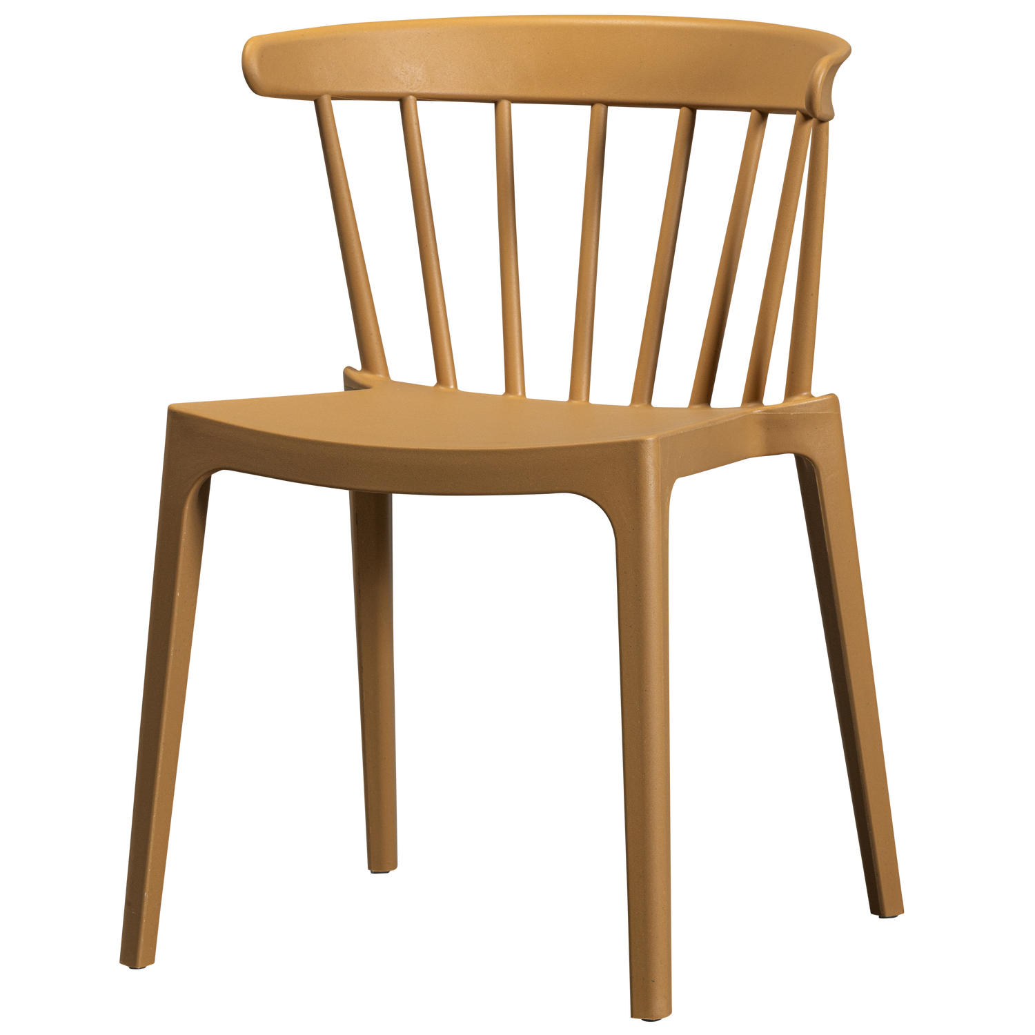 Bliss Tuinstoel Met Spijlen Karamel Melange