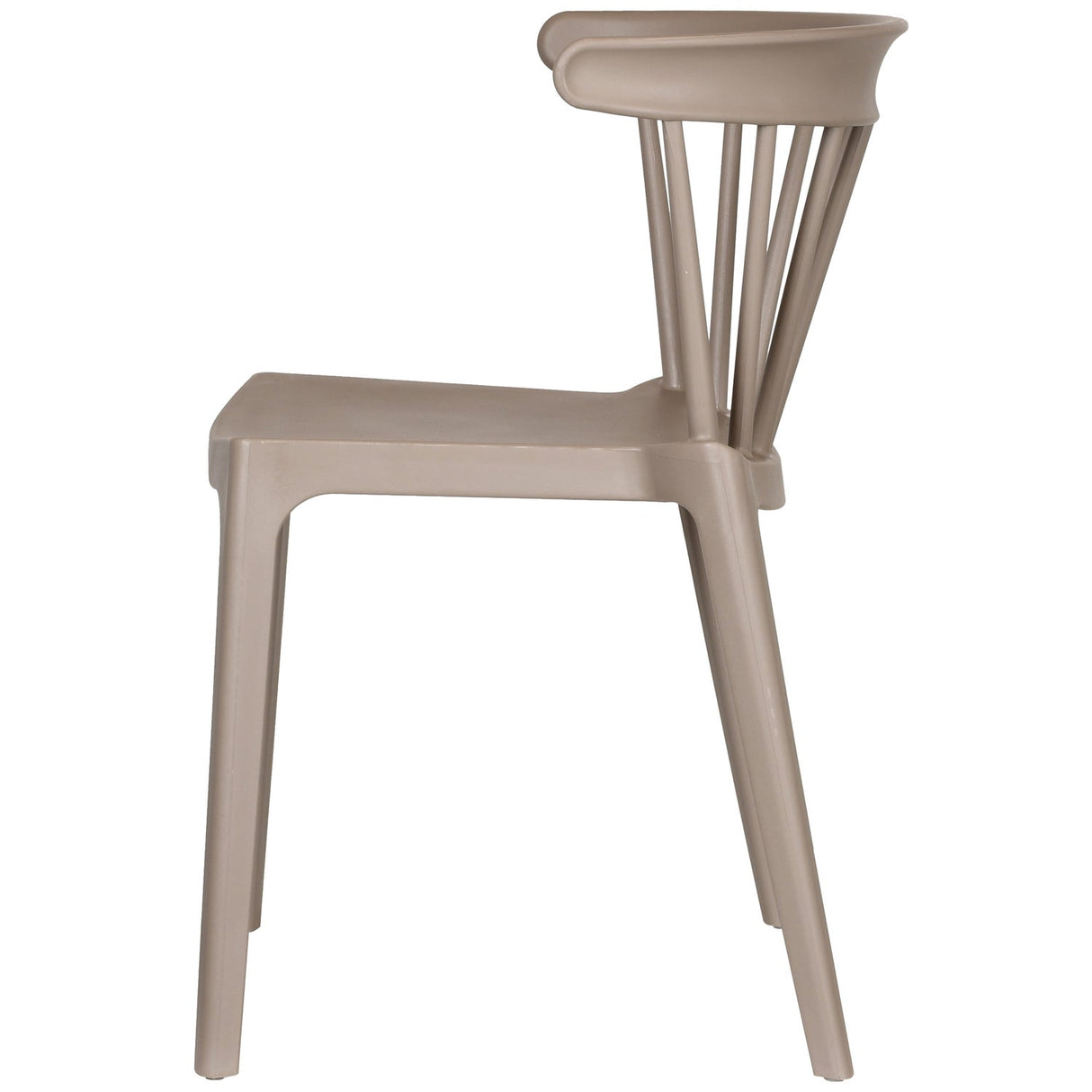 Bliss Tuinstoel Met Spijlen Kunststof Taupe van WOOOD – Luxe comfort op maat van PureWonen. Vraag naar de beste prijs.