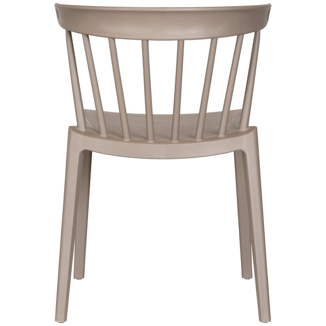 Bliss Tuinstoel Met Spijlen Kunststof Taupe van WOOOD – Luxe comfort op maat van PureWonen. Vraag naar de beste prijs.