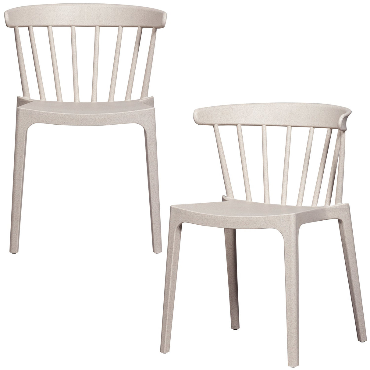 Bliss Tuinstoel Met Spijlen Off White Melange