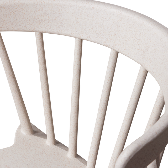 Bliss Tuinstoel Met Spijlen Off White Melange