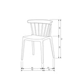 Bliss Tuinstoel Met Spijlen Kunststof Oker Geel van WOOOD – Luxe comfort op maat van PureWonen. Vraag naar de beste prijs.