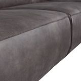 Statement 3 Zits Bank 230 Cm Ecoleer Donkergrijs
