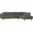 Statement Hoekbank Rechts Structure Velvet Frost van WOOOD – Luxe comfort op maat van PureWonen. Vraag naar de beste prijs.