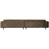 Statement Xl 4 Zits Bank 372 Cm Velvet Taupe
