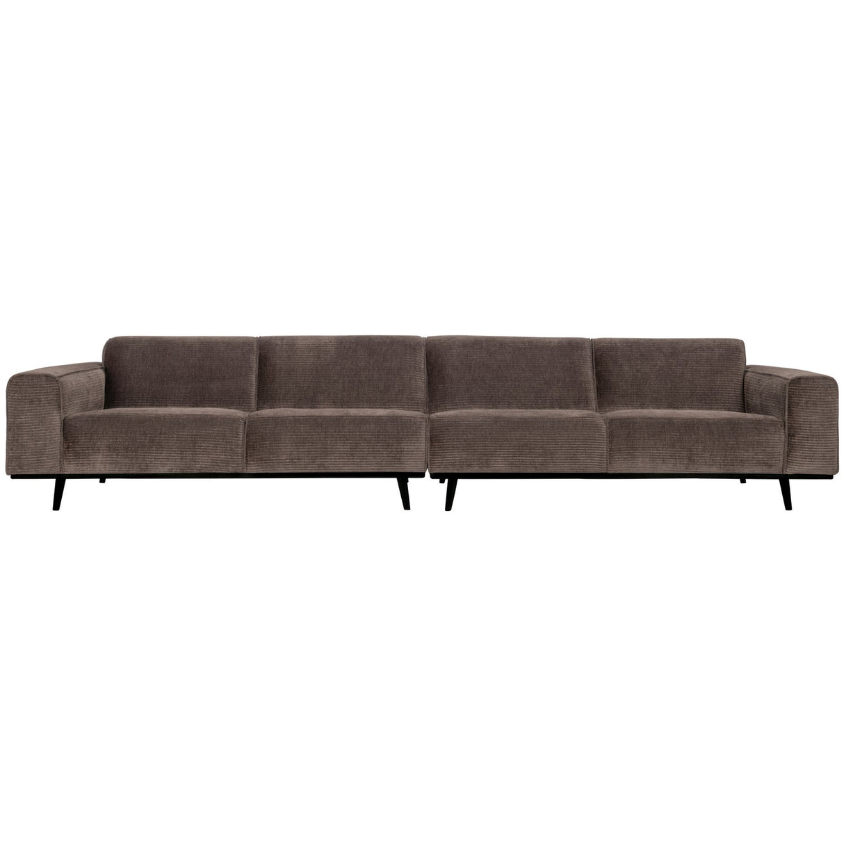Statement Xl 4 Zits Bank 372 Cm Ribstof Taupe