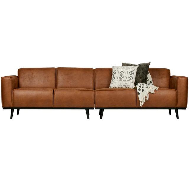 Statement 4 Zits Bank 280 Cm Ecoleer Cognac