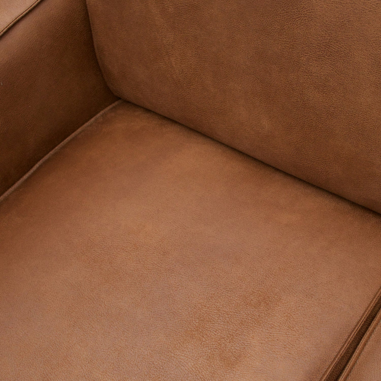 Statement Hoekbank Links Ecoleer Cognac