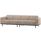 Statement 4 Zits Bank 280 Cm Lichtbruin Melange