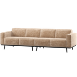 Statement 4 Zits Bank 280 Cm Chenille Velvet Perzikroze