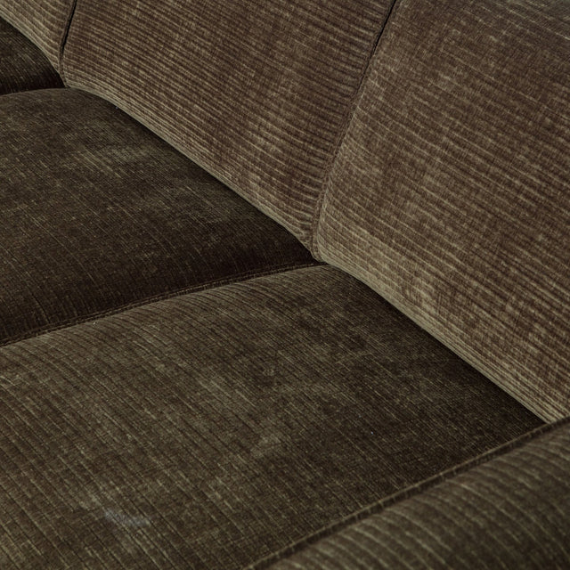 Statement 4 Zits Bank 280 Cm Ribstof Warm Groen