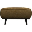 Statement Hocker Structure Velvet Brass van WOOOD – Luxe comfort op maat van PureWonen. Vraag naar de beste prijs.