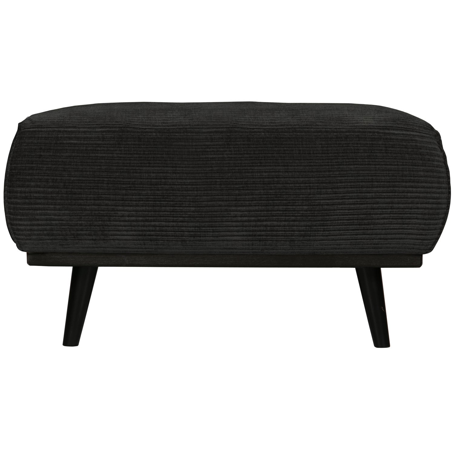 Statement Hocker Ribstof Grafiet