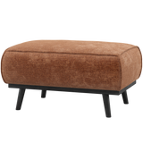 Statement Hocker Chenille Velvet Terra