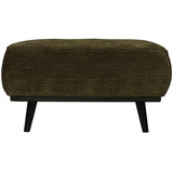 Statement Hocker Ribstof Warm Groen