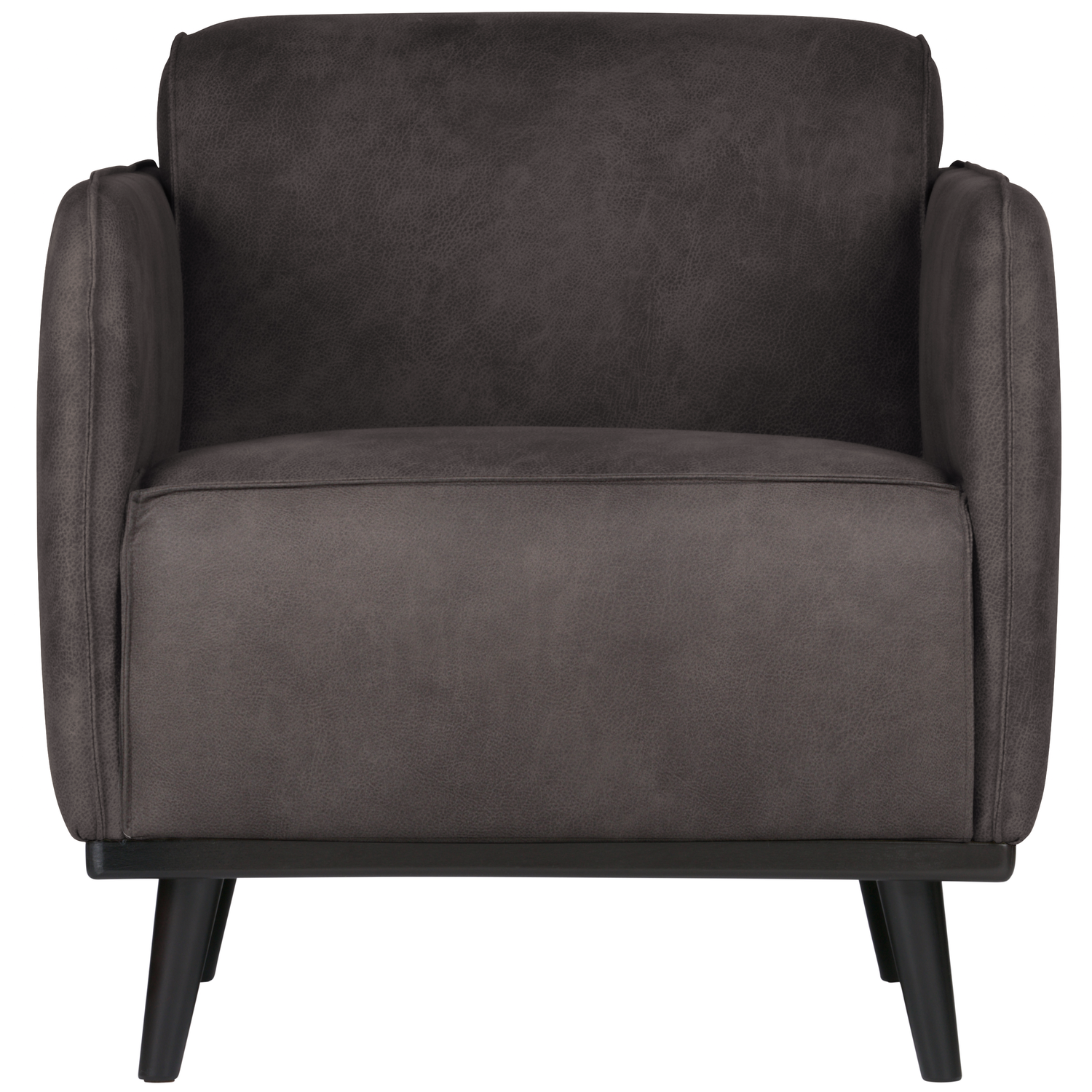 Statement Fauteuil Met Arm Ecoleer Donkergrijs