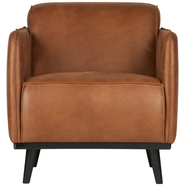 Statement Fauteuil Met Arm Ecoleer Cognac