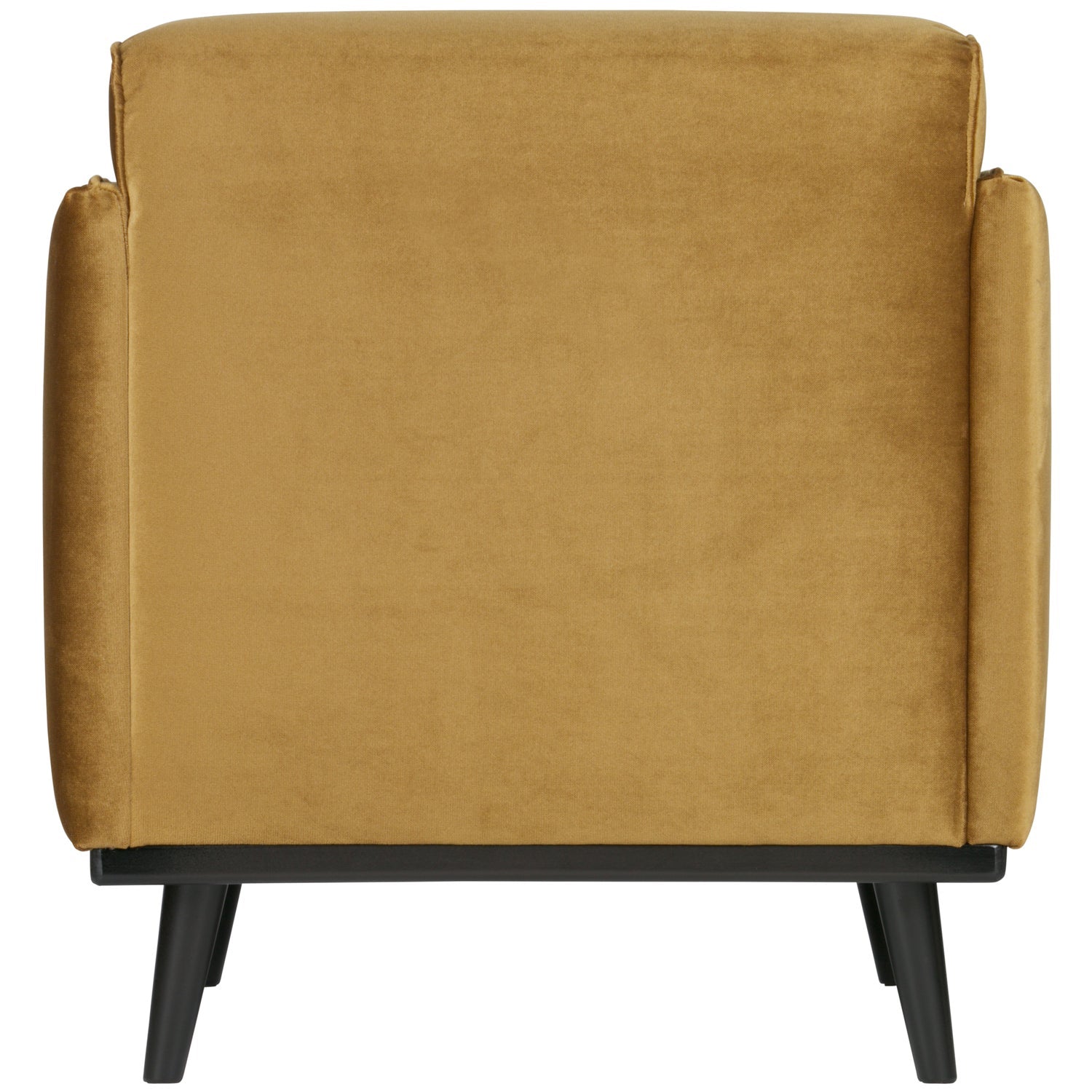 Statement Fauteuil Met Arm Velvet Honinggeel