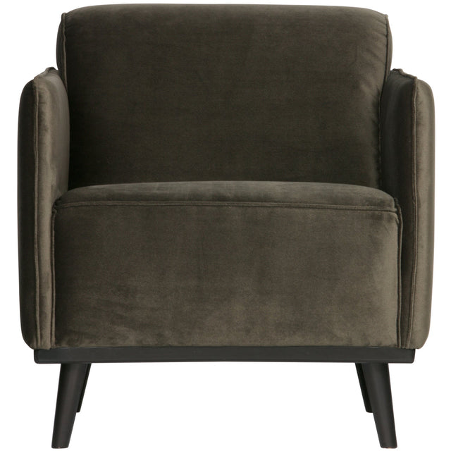 Statement Fauteuil Met Arm Velvet Warm Groen