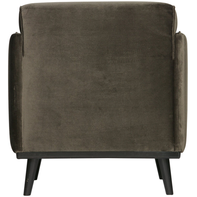 Statement Fauteuil Met Arm Velvet Warm Groen
