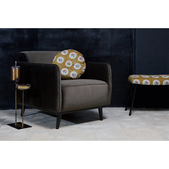 Statement Fauteuil Met Arm Velvet Warm Groen