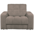 Second Date Fauteuil Grove Ribstof Mud van WOOOD – Luxe comfort op maat van PureWonen. Vraag naar de beste prijs.