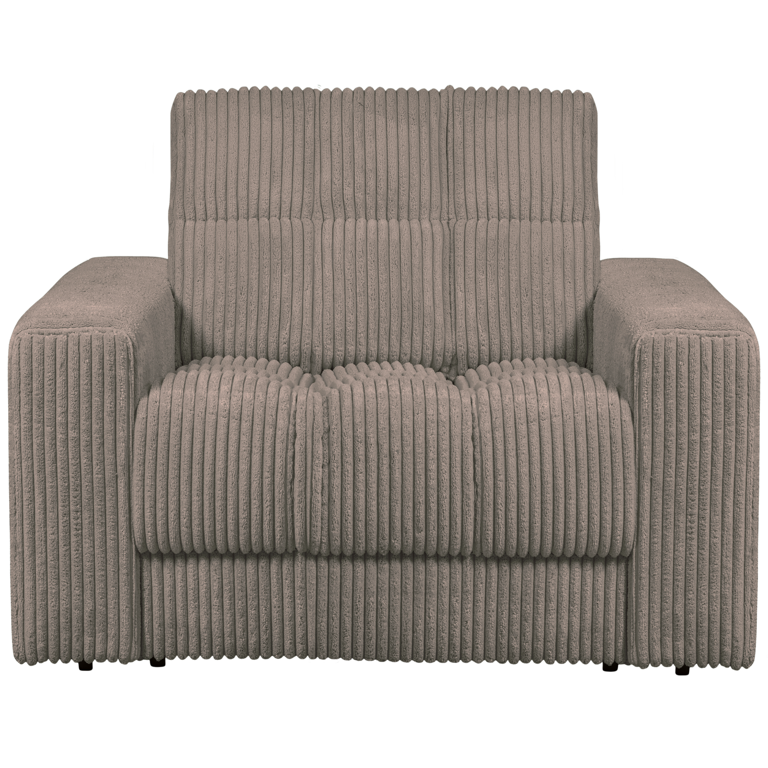 Second Date Fauteuil Grove Ribstof Mud van WOOOD – Luxe comfort op maat van PureWonen. Vraag naar de beste prijs.