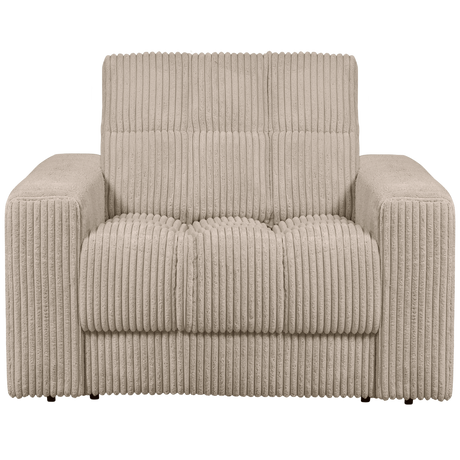 Second Date Fauteuil Grove Ribstof Travertin van WOOOD – Luxe comfort op maat van PureWonen. Vraag naar de beste prijs.