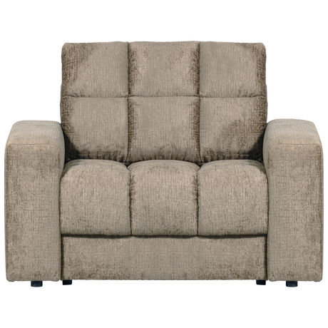 Second Date Fauteuil Structure Velvet Wheatfield van WOOOD – Luxe comfort op maat van PureWonen. Vraag naar de beste prijs.