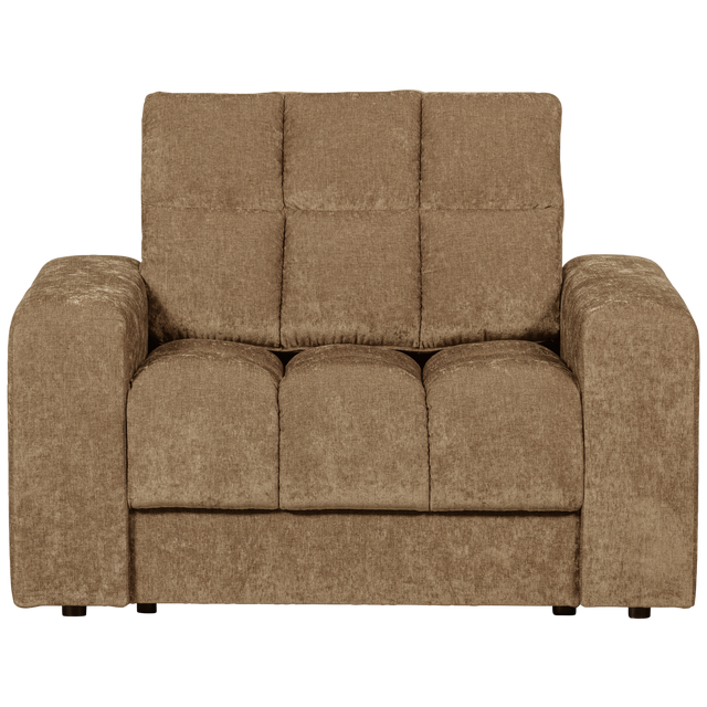 Second Date Fauteuil Vintage Zand van WOOOD – Luxe comfort op maat van PureWonen. Vraag naar de beste prijs.