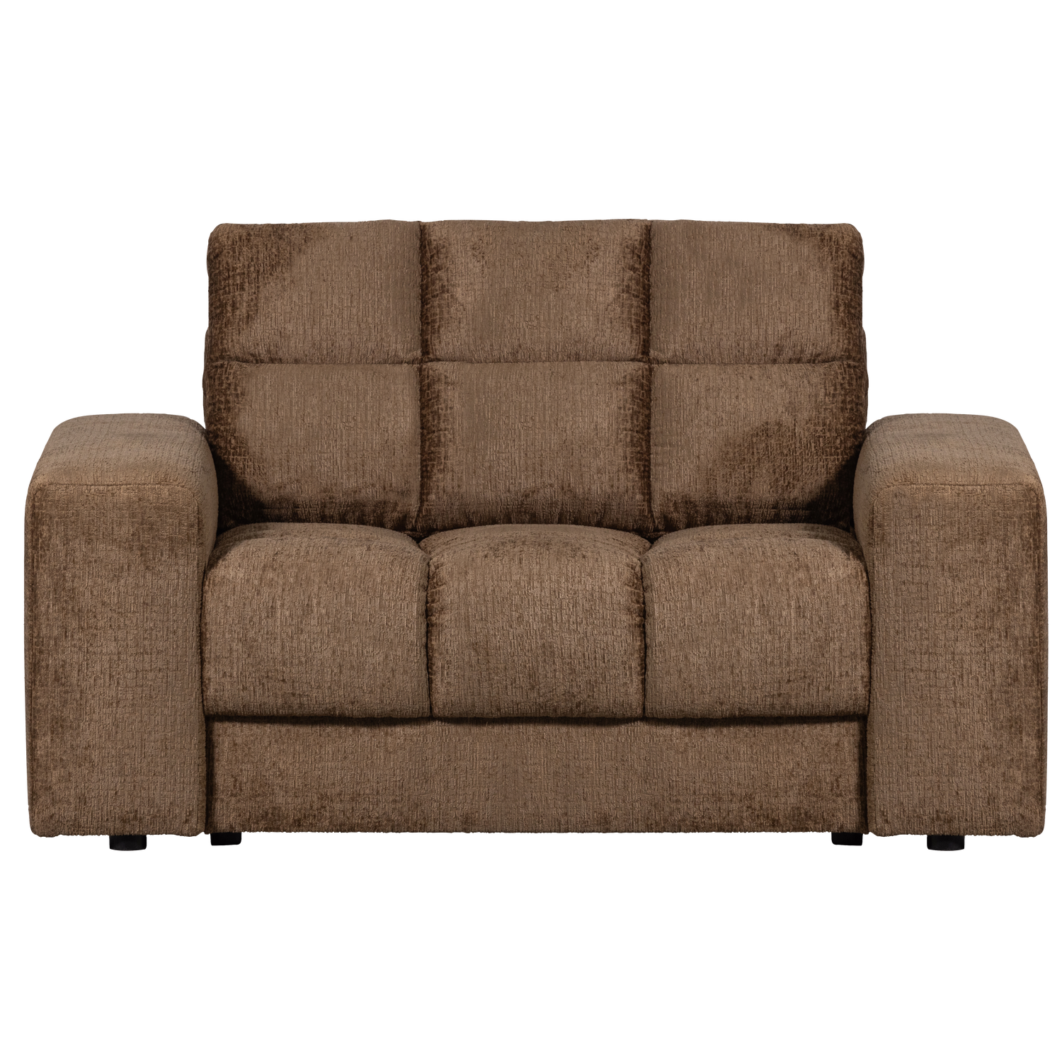 Second Date Loveseat Structure Velvet Brass van WOOOD – Luxe comfort op maat van PureWonen. Vraag naar de beste prijs.