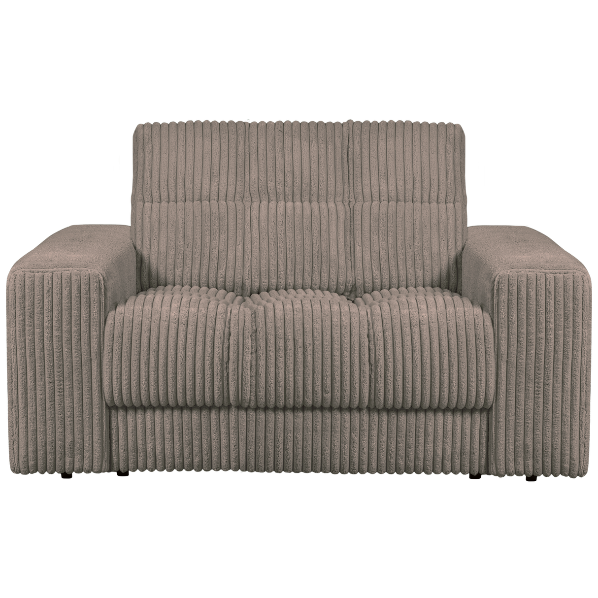 Second Date Loveseat Grove Ribstof Mud van WOOOD – Luxe comfort op maat van PureWonen. Vraag naar de beste prijs.