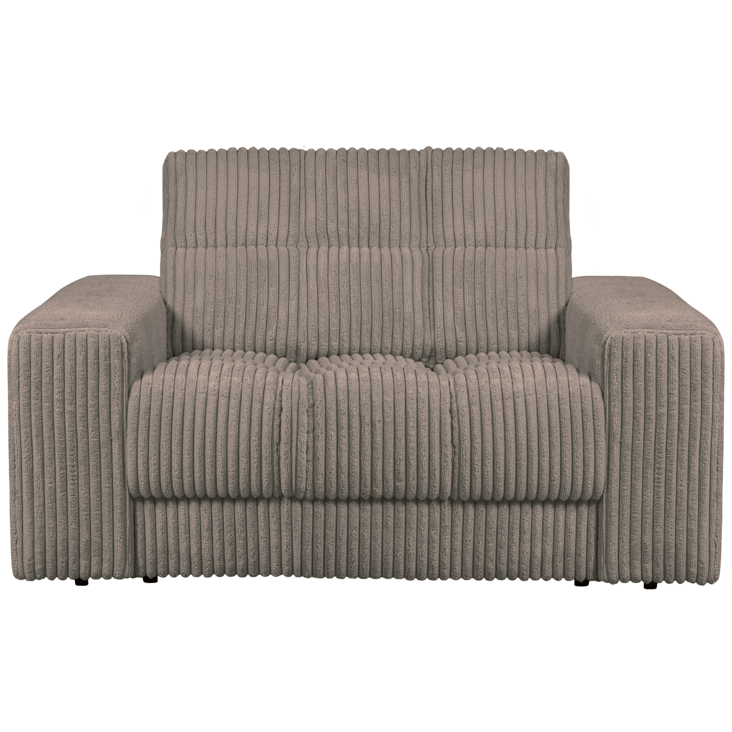 Second Date Loveseat Grove Ribstof Mud van WOOOD – Luxe comfort op maat van PureWonen. Vraag naar de beste prijs.