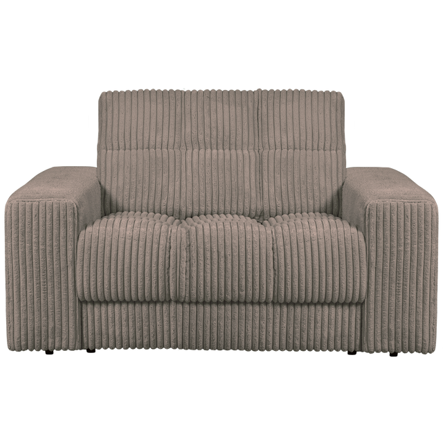 Second Date Loveseat Grove Ribstof Mud van WOOOD – Luxe comfort op maat van PureWonen. Vraag naar de beste prijs.