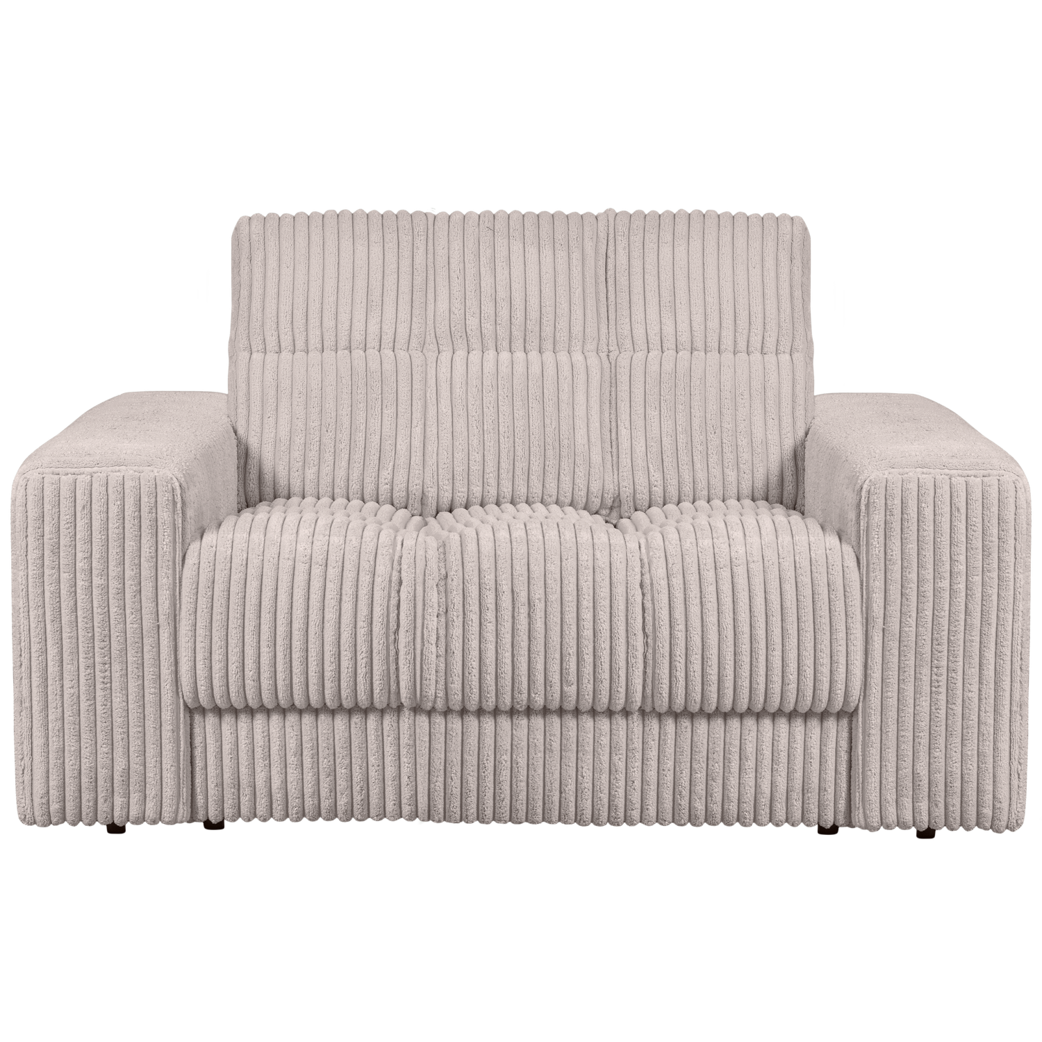 Second Date Loveseat Grove Ribstof Naturel van WOOOD – Luxe comfort op maat van PureWonen. Vraag naar de beste prijs.