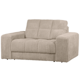Second Date Loveseat Grove Ribstof Travertin van WOOOD – Luxe comfort op maat van PureWonen. Vraag naar de beste prijs.
