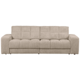 Second Date 2 Zits Bank Grove Ribstof Travertin van WOOOD – Luxe comfort op maat van PureWonen. Vraag naar de beste prijs.