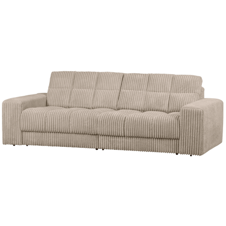 Second Date 2 Zits Bank Grove Ribstof Travertin van WOOOD – Luxe comfort op maat van PureWonen. Vraag naar de beste prijs.