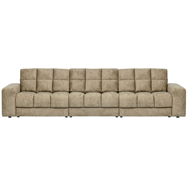 Second Date 3 Zits Bank Structure Velvet Wheatfield van WOOOD – Luxe comfort op maat van PureWonen. Vraag naar de beste prijs.