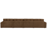 Second Date 4 Zits Bank Structure Velvet Brass van WOOOD – Luxe comfort op maat van PureWonen. Vraag naar de beste prijs.